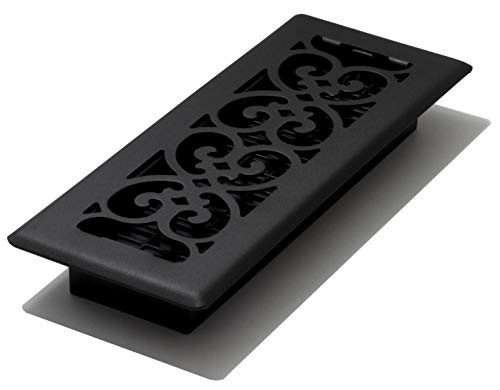 Decor Grates ST310 Floor Register, 3-Inch by 10-Inch, Textured Black