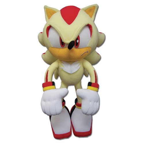 GE Animation Great Eastern GE-52631 Sonic The Hedgehog Super Shadow Stuffed Plush, 12" GE Animation Great Eastern GE-52631 Sonic The Hedgehog Super Shadow Stuffed Plush, 12"