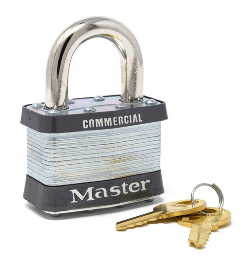 Master Lock 5KA A389 2' Wide Laminated Steel Pin Tumbler Padlock, Keyed Alike
