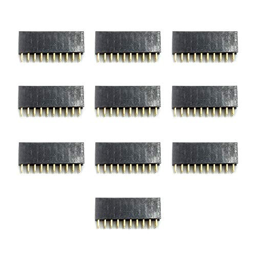 GooTon 2.54mm 2x10 Pin Female Pin Header Socket Connector Strip 10Pcs