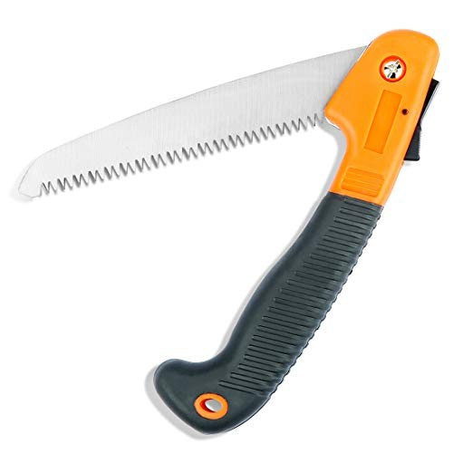 HARVET Folding Hand Saw,7 Inch Blade, Perfect for Wood, Bone, PVC, Tree Pruning, Camping, Hunting