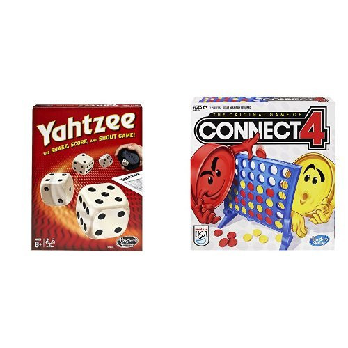 Yahtzee Classic and Connect 4 Game Bundle