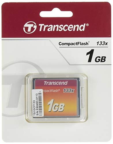 Transcend TS1GCF133 1GB 133X Compact Flash Card