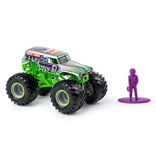 MJ 2019 SM Monster Jam Chrome Grave Digger 1:64 Scale