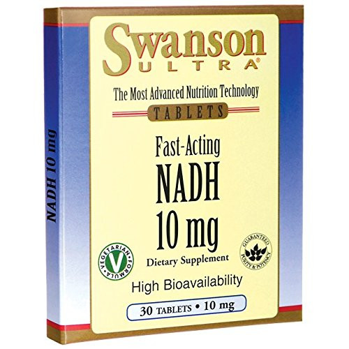 Swanson Fast-Acting Nadh High Bioavailability 10 Milligrams 30 Tabs