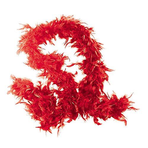 Red Feather Boa by Fun Express