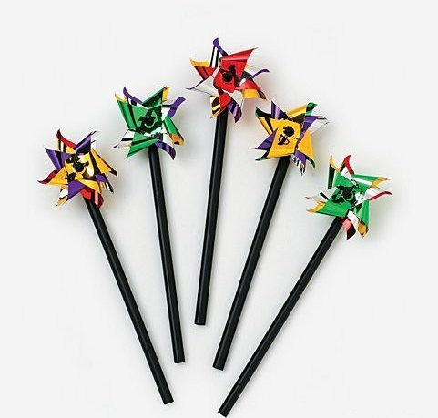 Fun Express Mini Plastic Two-Tone Pinwheels (6 dz)