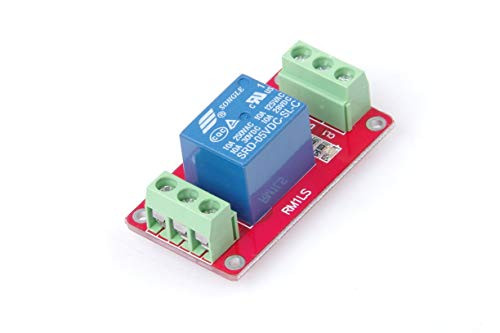 DC 5V 1-Channel 10A Relay Control Module Low Level Trigger with Red and Blue Indicators for Arduino