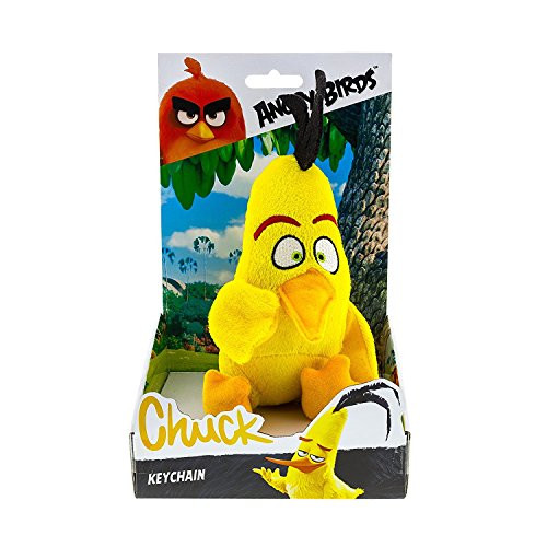 Angry Birds Yellow Bird Chuck Backpack / Keychain Plush Clip