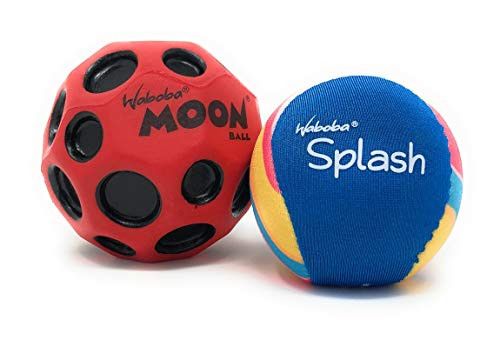 Moon Street Ball & Waboba Splash Water Ball 2 Pack Bundle