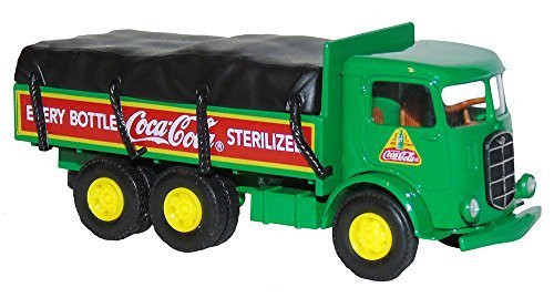Hartoy Vintage Coca-Cola Diecast Green Mack Covered Truck 1:64 Scale #C02041 by Coca-Cola