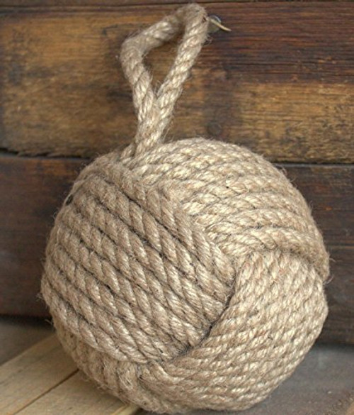 5" Monkey Fist Nautical Doorstop Rope Sailor Knot 5" Monkey Fist Nautical Doorstop Rope Sailor Knot