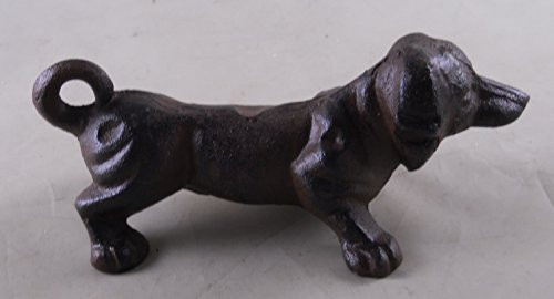 Cast Iron Dachshund Dog Doorstop