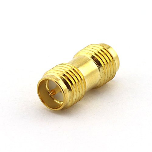 DGZZI 2-Pack RF Coaxial Adapter SMA Coax Jack Connector RP SMA Female to RP SMA Female