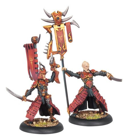 Hordes: Skorne Venator Reiver Officer and Standard PIP 74049