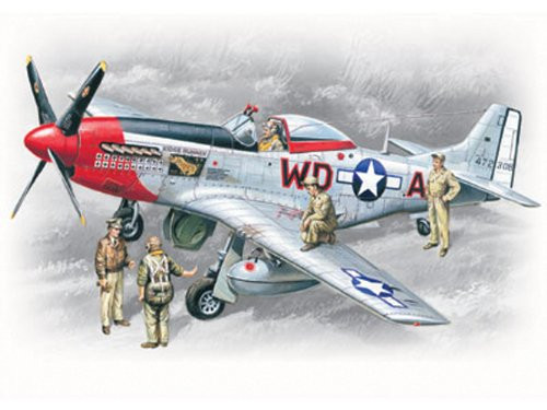 ICM Models P-51D Mustang with Crew Building Kit