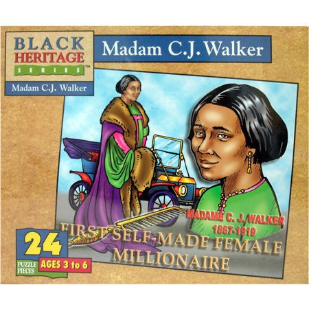 Black Heritage Series - Madam C.J. Walker - Jigsaw Puzzle - 24 Pc