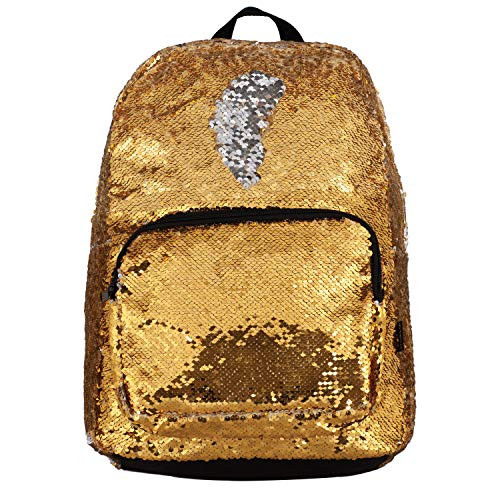 Style.Lab by Fashion Angels Magic Sequin Backpack - Gold to Silver