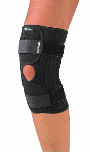 Mueller Knee Brace Elastic, Black, Small/medium