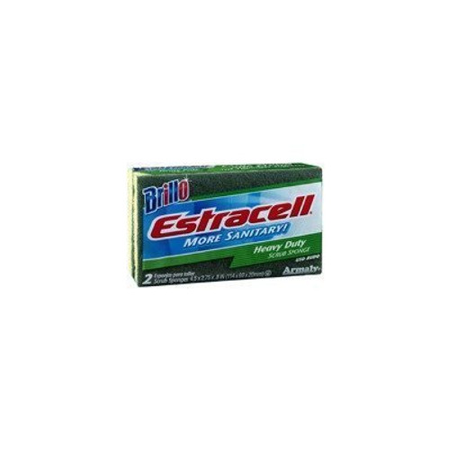 Armaly Brands 21021 Heavy-Duty Estracell Scrub Sponge, 2 Count by Armaly Brands