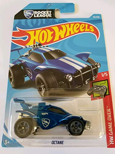 Hot Wheels 2019 HW Game Over Rocket League Octane 92/250, Blue