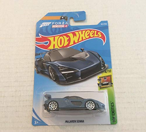 Hot Wheels 2019 Forza Horizon 4 Hw Exotics: McLaren Senna (Blue) - International Card