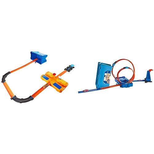 Hot Wheels Track Builder Stunt Box AND Hot Wheels Track Builder Multi-Loop Box