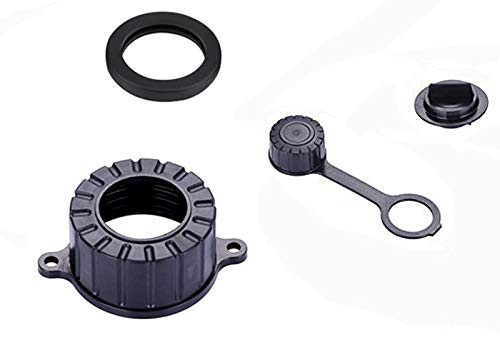 AC-DK Replacement Gas Can Spout Parts- Jerry Can Spout Parts-Fuel Container Replacement Spout Parts- Vent Cap Gasket Stopper Spout Cap (1 Set-Spout Parts)