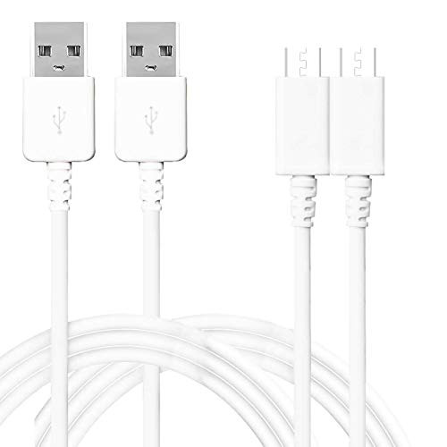 Micro USB Charging Cable 10ft, 2 Pack Android Phone Fast Charger Cord Compatible Cable with Galaxy S7/S6, Sony, Motorola and More Samsung Galaxy S7 Edge/S7/S6 Edge/S6,Note 5/4/2, HTC, LG G4, White