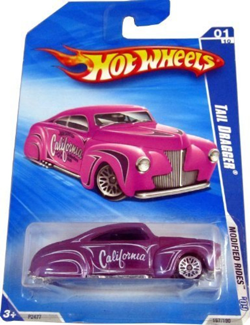 Hot Wheels 2009 Tail Dragger Modified Rides Purple CALIFORNIA #157 1:64 Scale by Hot Wheels