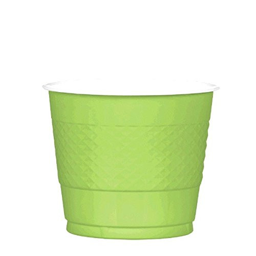 Amscan 43035.53 Disposable Plastic Cups One Size Green