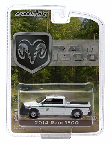 2014 RAM 1500 * U.S. Department of Agriculture / Forest Service Police * Hobby Exclusive 2015 Greenlight Collectibles 1:64 Scale Limited Editon Die-Cast Vehicle