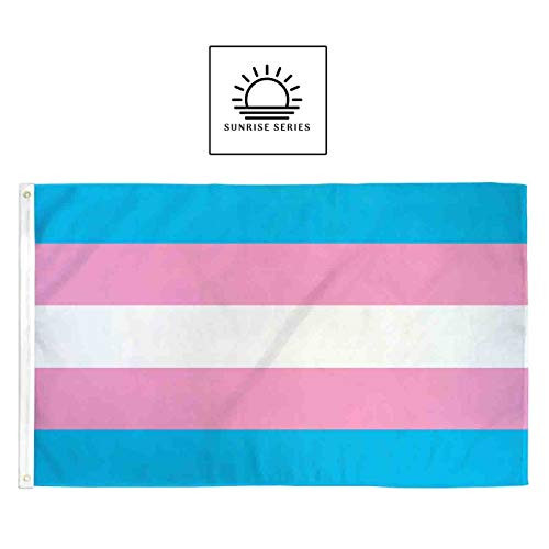 Infinity Republic Sunrise Series - Transgender Pride Flag 3x5ft Poly - Perfect for Indoor/Outdoor!