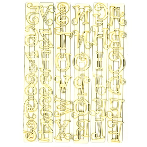 Funky Alphabet & Numbers Tappits by FMM by FMM SUGARCRAFT
