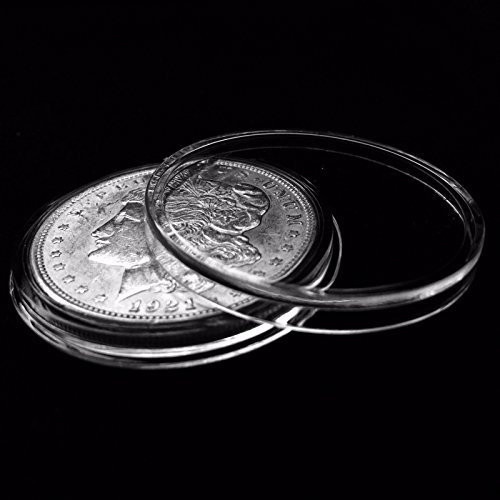 50 Guardhouse 38mm Airtight Coin Capsules for Morgan, Peace, Ike Silver Dollar