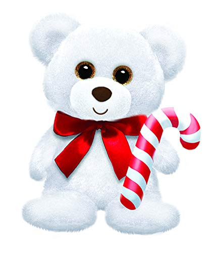 First & Main 10" Cubby Christmas Teddy Bear, Multicolor