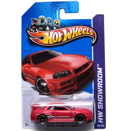 Hot Wheels 2013 HW Showroom Nissan Skyline GT-R (R34) Red