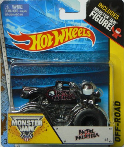Hot Wheels Monster Jam #6 Off-Road Metal Mulisha Includes Monster Jam Figure!