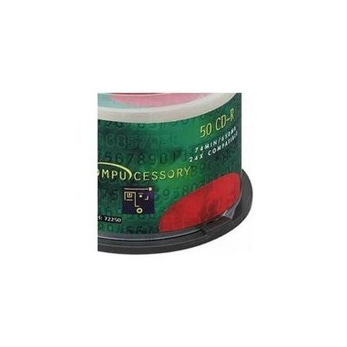 Compucessory CCS72100 CD Recordable Media - CD-R - 52x - 700 MB - 100 Pack Spindle