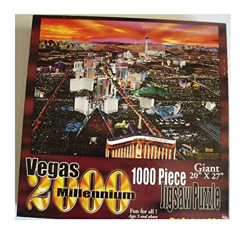 Tiffany Design, Las Vegas Jigsaw Puzzle: Vegas 2000 Millennium [1000 Pieces]