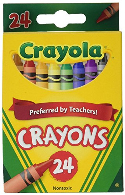Crayola Crayons, 24 count (52-3024) Case of 12 packs Crayola Crayons, 24 count (52-3024) Case of 12 packs