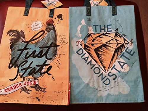Delaware Theme Trader Joe's bag 1 reusable shopping grocery tote eco