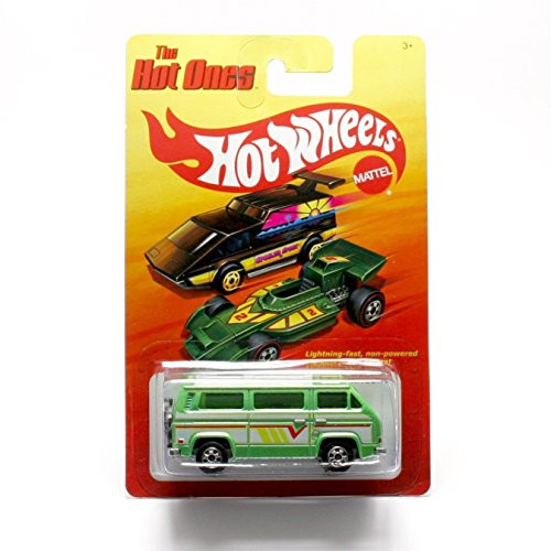 SUNAGON (GREEN) * The Hot Ones * 2011 Release of the 80's Classic Series - 1:64 Scale Throw Back HOT WHEELS Die-Cast Vehicle