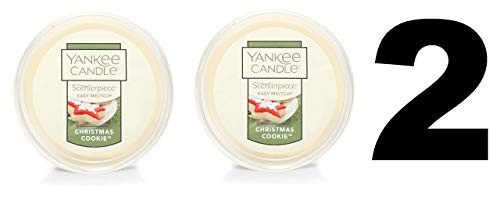 Yankee Candle Christmas Cookies Meltcup - Scenterpiece Wax Warmer System Refill - Set of TWO Christmas Cookie Scent Easy Meltcups Yankee Candle Christmas Cookies Meltcup - Scenterpiece Wax Warmer System Refill - Set of TWO Christmas Cookie Scent Easy Meltcups