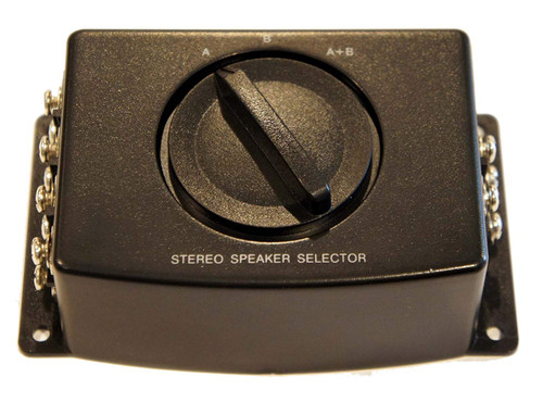 A/b a B A+b Stereo Speaker Selector Switch Switcher Combiner 2 Way Black Box