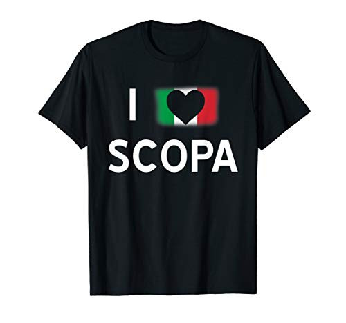 I Heart Scopa Italy Italian Modena Card Game Rome Opa Tee