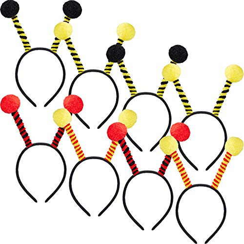 8 Pieces Bee Headband Bee Tentacle Head Bopper Bee Costume Headband Bee Headband Bee Antenna Hair Band for Party Favors 8 Pieces Bee Headband Bee Tentacle Head Bopper Bee Costume Headband Bee Headband Bee Antenna Hair Band for Party Favors