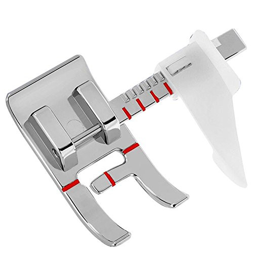YEQIN Adjustable Guide Sewing Machine Presser Foot - Fits All Low Shank Snap-On Singer, Brother, Babylock, Euro-Pro, Janome, Kenmore, White, Juki, New Home, Simplicity, Elna and More! (Style11)