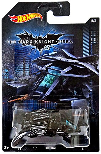 Hot Wheels, 2015 Batman, Batman: The Dark Knight Rises Movie The Bat Exclusive Die-Cast Vehicle #5/6