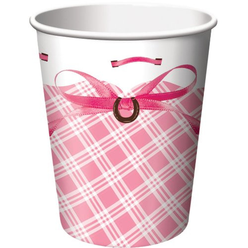 Creative Converting Heart My Horse Hot/Cold Cup 9oz (8) Birthday Party Supplies